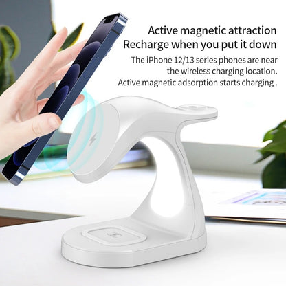 Fast Four In One Magnetic Wireless Fast Charger